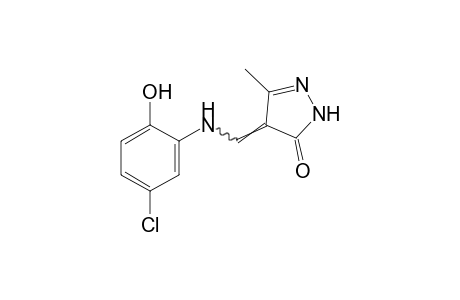 4-[(5-chloro-2-hydroxyanilino)methylene]-3-methyl-2-pyrazolin-5-one
