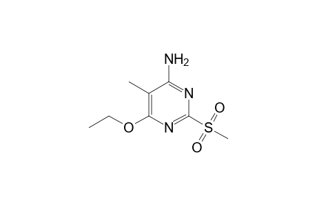 6-ETHOXY-5-METHYL-2-(METHYLSULFONYL)-PYRIMIDIN-4-AMINE