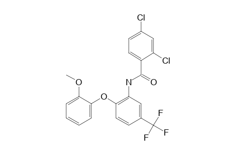2,4-DICHLORO-6'-(o-METHOXYPHENOXY)-alpha,alpha,alpha-TRIFLUORO-m-BENZOTOLUIDIDE