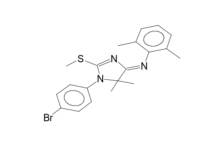 1-(4-bromophenyl)-2-methylthio-4-(2,6-dimethylphenylimino)-5,5-dimethyl-2-imidazoline