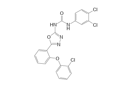 N-{5-[2'-(2"-Chlorophenoxy)phenyl]-1,3,4-oxadiazol-2-yl}-N'-(3"',4"'-dichlorophenyl)urea