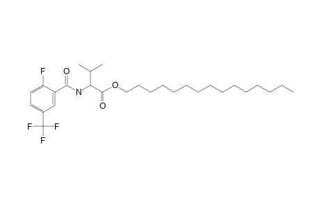 L-Valine, N-(2-fluoro-5-trifluoromethylbenzoyl)-, pentadecyl ester