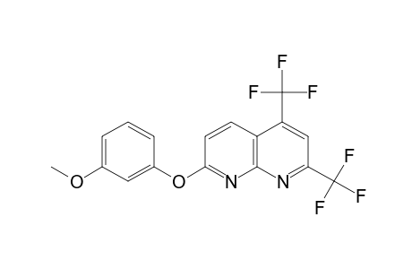 2,4-BIS(TRIFLUOROMETHYL)-7-(m-METHOXYPHENOXY)-1,8-NAPHTHYRIDINE