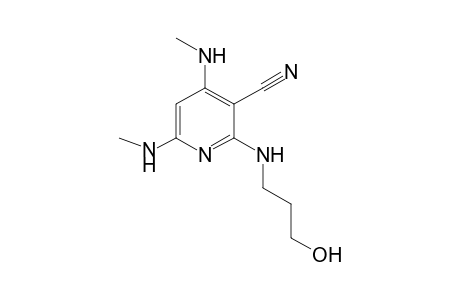 4,6-bis(methylamino)-2-[(3-hydroxypropyl)amino]nicotinonitrile