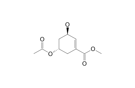 5-Acetoxy-3-hydroxy-cyclohex-1-enecarboxylic acid methyl ester