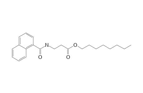 .beta.-Alanine, N-(1-naphthoyl)-, octyl ester