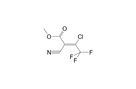 METHYL ALPHA-CYANO-BETA-TRIFLUOROMETHYL-BETA-CHLOROACRYLATE (ISOMERMIXTURE)