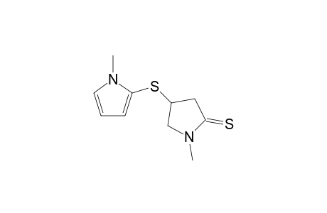 1-methyl-4-[(1-methylpyrrol-2-yl)thio]pyrrolidine-2-thione