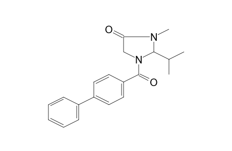 1-(Biphenyl-4-carbonyl)-2-isopropyl-3-methyl-imidazolidin-4-one