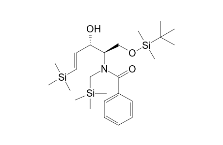 (3R,4R)-1-(TRIMETHYLSILYL)-4-[N-[(TRIMETHYLSILYL)-METHYL]-N-BENZOYLAMINO]-5-(TERT.-BUTYLDIMETHYLSILYLOXY)-1-(E)-PENTEN-3-OL