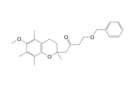 4-(Benzyloxy)-1-(6-methoxy-2,5,7,8-tetramethylchroman-2-yl)-butan-2-one