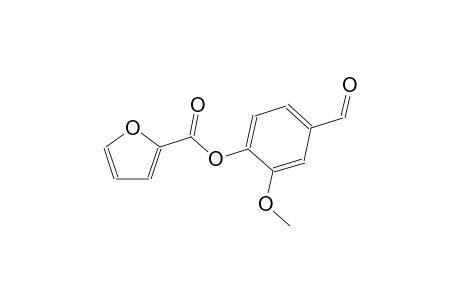 2-Furancarboxylic acid, 4-formyl-2-methoxyphenyl ester