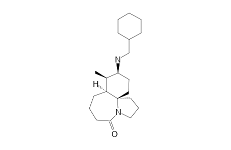 (8as,9R,10S,12Ar)-10-[(cyclohexylmethyl)amino]-9-methyldecahydro-1H,5H-benzo[B]pyrrolo[1,2-A]azepin-5-one