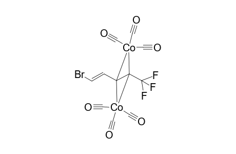 Hexacarbonyl-.mu.(3,4-.mu.:4,3-.mu.1-bromo-5,5,5-trifluoro-1-penten-3-yne)dicobalt