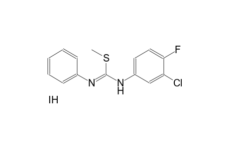 methyl N-(3-chloro-4-fluorophenyl)-N'-phenylimidothiocarbamate hydroiodide