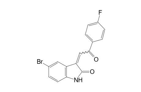 5-Bromo-3-(p-fluorophenacylidene)-2-indolinone