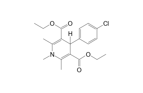 4-(p-chlorophenyl)-1,4-dihydro-1,2,6-trimethyl-3,5-pyridinedicarboxylic acid, diethyl ester