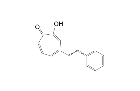 2-hydroxy-4-styryl-2,4,6-cycloheptatrien-1-one