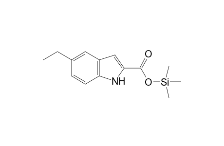 1H-Indole-2-carboxylic acid, 5-ethyl-, trimethylsilyl ester