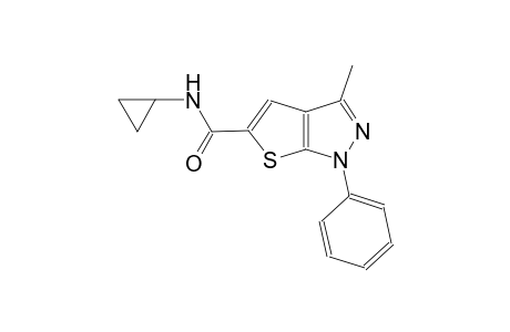 N-cyclopropyl-3-methyl-1-phenyl-1H-thieno[2,3-c]pyrazole-5-carboxamide