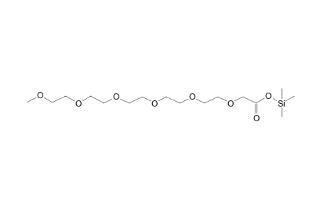 3,6,9,12,15,18-Hexaoxanonadecanoic acid, tms derivative