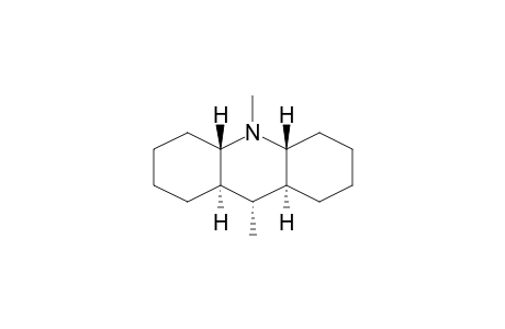 9,10-DIMETHYL-TRANS,SYN,TRANS-PERHYDROACRIDINE