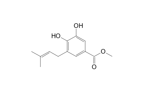 METHYL_3,4-DIHYDROXY-5-(3-METHYL-2-BUTENYL)-BENZOATE