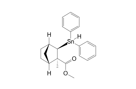 (1S,2R,3R,4R)-3-Methoxycarbonyl-3-methylbicyclo[2.2.1]heptan-2-yl(diphenyl)tin hydride