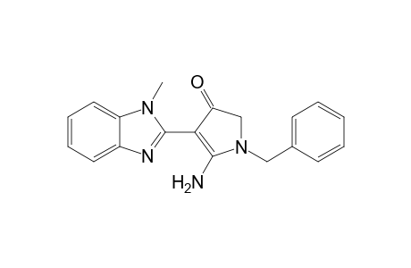 5-Amino-1-benzyl-4-(1-methyl-1H-benzimidazol-2-yl)-1,2-dihydro-3H-pyrrol-3-one