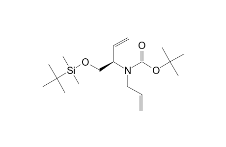 (R)-N-ALLYL-N-BOC-O-(TERT.-BUTYLDIMETHYLSILYL)-VINYLGLYCINOL