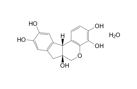 7,11b-dihydrobenz[b]indeno[1,2-d]pyran-3,4,6a,9,10(6H)-pentol, hydrated