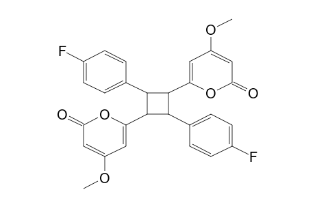 Cyclobutane, 1R,3E-bis(4-methoxy-2-oxo-2H-pyran-6-yl)-2Z,4E-bis(4-fluorophenyl)-