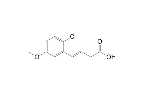 (E)-4-(2'-CHLORO-5'-METHOXYPHENYL)-BUT-3-ENOIC-ACID