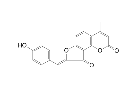 (8Z)-8-(4-Hydroxybenzylidene)-4-methyl-2H-furo[2,3-H]chromene-2,9(8H)-dione