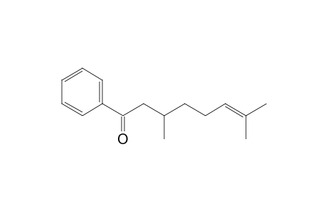 6-Octen-1-one, 3,7-dimethyl-1-phenyl-