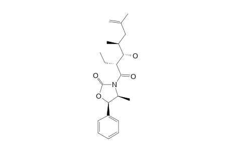 (2'R,3'S,4R,4'S,5S)-(+)-3-(2'-ETHYL-3'-HYDROXY-4',6'-DIMETHYL-1'-OXOHEPT-6'-ENYL)-4-METHYL-5-PHENYLOXAZOLIDIN-2-ONE