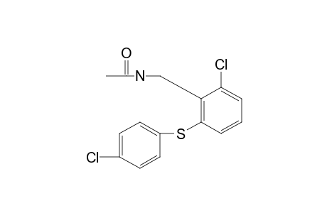 N-{2-chloro-6-[(p-chlorophenyl)thio]benzyl}acetamide