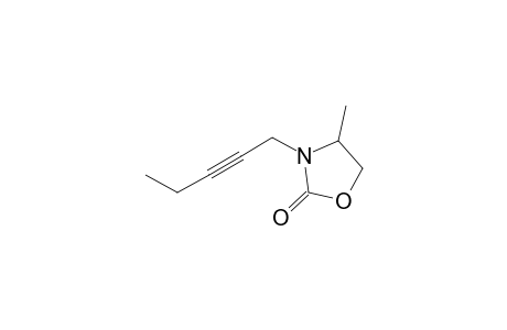 4-Methyl-3-(2-pentynyl)-2-oxazolidinone