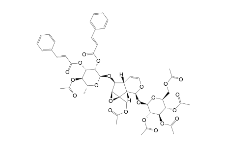 6-O-(2'',3''-DI-O-TRANS-CINNAMOYL-4''-O-ACETYL)-ALPHA-L-RHAMNOPYRANOSYL-CATALPOL-HEXAACETATE