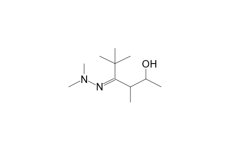 4-(Dimethylhydrazono)-3,5,5-trimethylhexan-2-ol