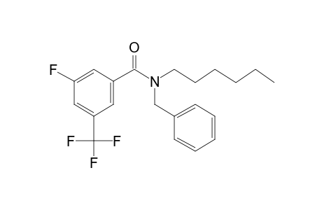 Benzamide, 3-fluoro-5-trifluoromethyl-N-benzyl-N-hexyl-