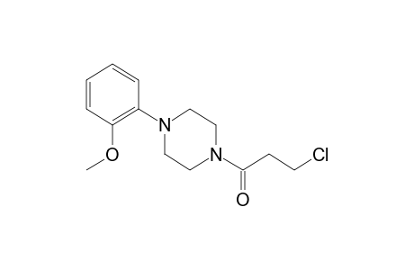 1-(3-chloropropionyl)-4-(o-methoxyphenyl)piperazine