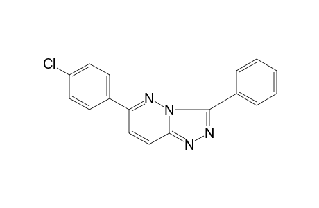 6-(p-chlorophenyl)-3-phenyl-s-triazolo[4,3-b]pyridazine