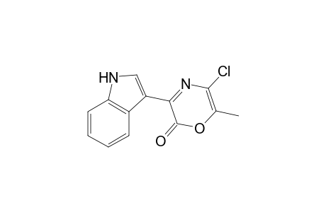 5-Chloro-3-(3-indolyl)-6-methyl-2H-1,4-oxazin-2-one