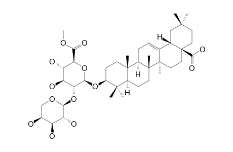 BIFINOSIDE-A;OLEANOLIC-ACID-3-O-ALPHA-L-ARABINOPYRANOSYL-(1->2)-BETA-D-GLUCURONOPYRANOSIDE-6-O-METHYLESTER