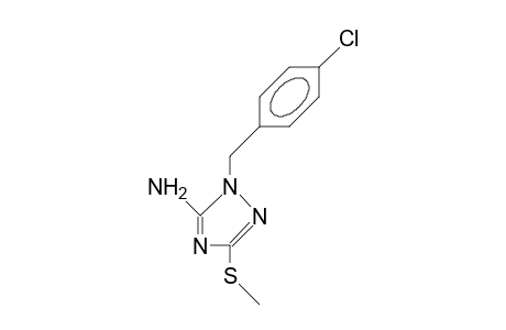 5-AMINO-1-(PARA-CHLORBENZYL)-3-METHYLTHIO-1,2,4-TRIAZOLE