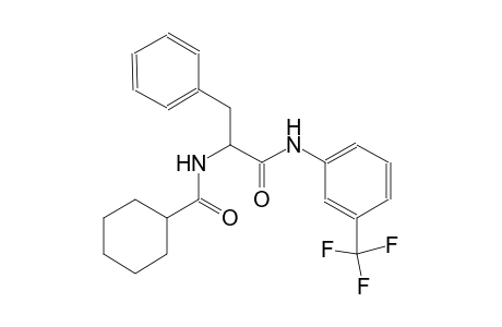 N-{1-benzyl-2-oxo-2-[3-(trifluoromethyl)anilino]ethyl}cyclohexanecarboxamide