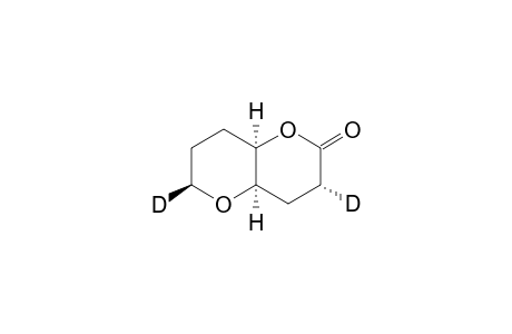 Pyrano[3,2-b]pyran-2(3H)-one-3,6-D2, hexahydro-, (3.alpha.,4a.alpha.,6.beta.,8a.alpha.)-