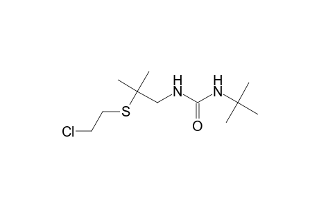 1-[2-[(2-Chloroethyl)thio]-2,2-dimethylethyl]-3-tert-butylurea