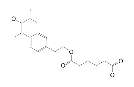 (2rs)-2-{4-[(2sr,3sr)-3-Hydroxy-4-methylpentan-2-yl]phenyl}propyl hydrogen adipate